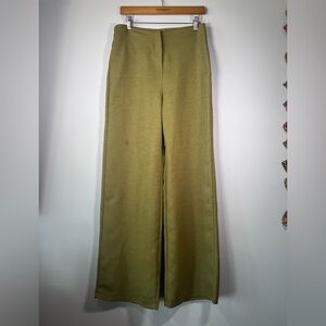 Women’s Olive Green Wide-Leg Pant